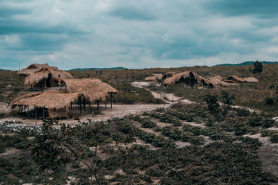 Panoramic view of landscape against sky