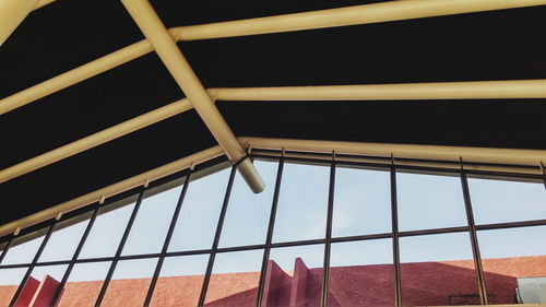 Low angle view of ceiling