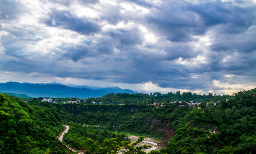 Scenic view of landscape against sky