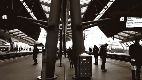 Railroad station platform