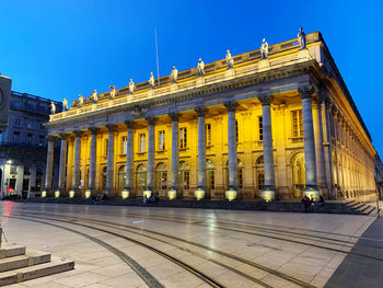 Low angle view of historical building