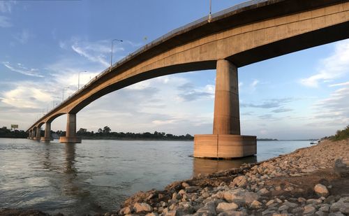 The first thai lao friendship bridge over the mekong river