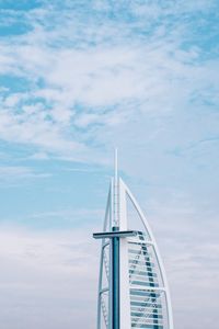 Low angle view of bridge against sky