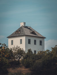 Low angle view of building against sky