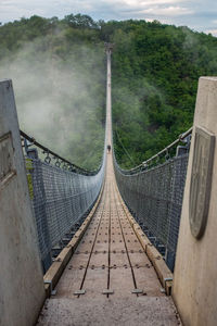 View of a suspension bridge in germany, geierlay.