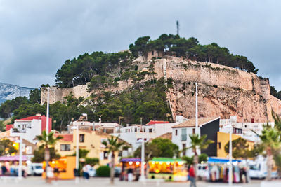 View of buildings in city