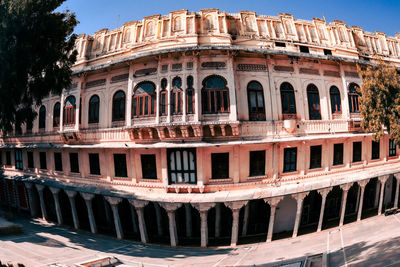 View of old building against sky