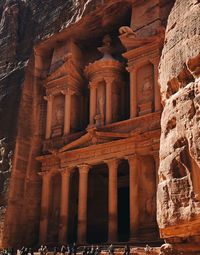 Low angle view of historical building