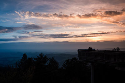 Scenic view of sunset