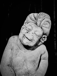 Close-up of angel statue