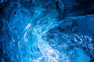 Full frame shot of frozen sea