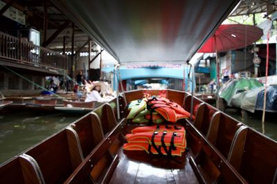 Group of people in boat