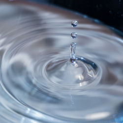 Close-up of rippled water