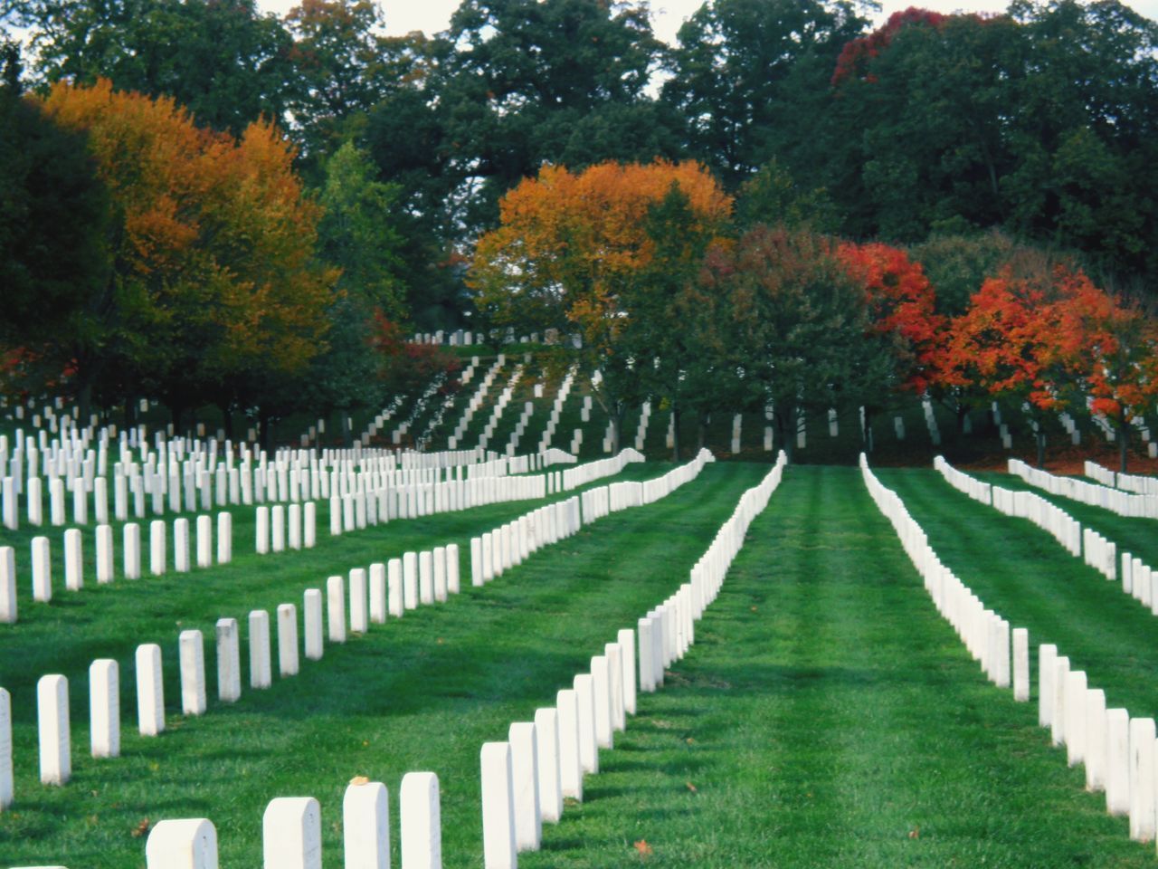 VIEW OF CEMETERY