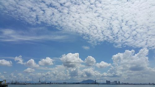 Scenic view of cloudy sky