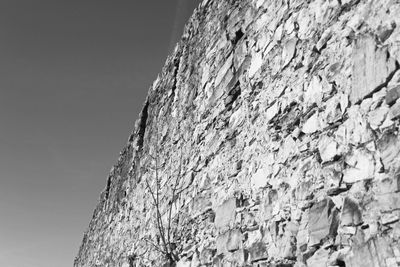 Low angle view of built structure against sky