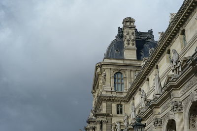 Low angle view of historical building against sky