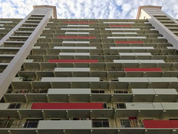 Low angle view of building against sky