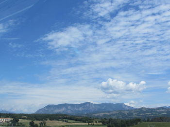 Scenic view of landscape against sky