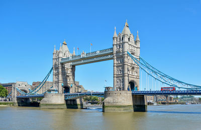 View of bridge over river