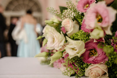 Close-up of bouquet of flowers