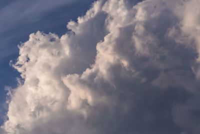 Low angle view of clouds in sky