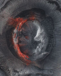 Full frame shot of black cat