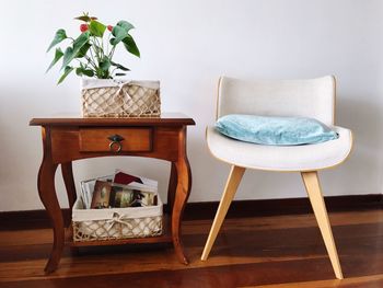 Table and chairs at home