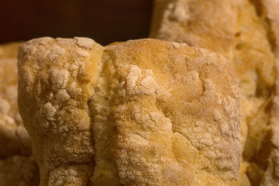 Close-up of bread in store