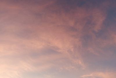 Low angle view of clouds in sky