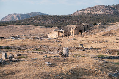 An antique roman theatre at hierapolis pamukkale