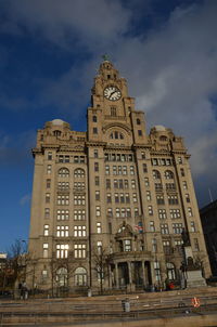 Low angle view of building against sky