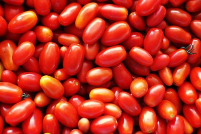 Full frame shot of tomatoes for sale at market