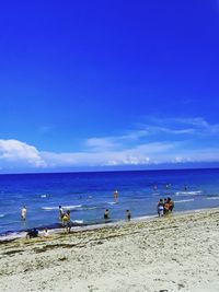 Group of people on beach