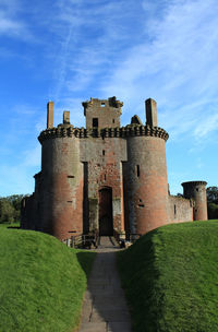 Caerlaverock castle, dumfries, scotland