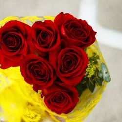 Close-up of rose bouquet