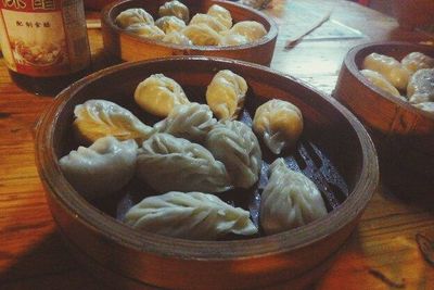 Close-up of served food