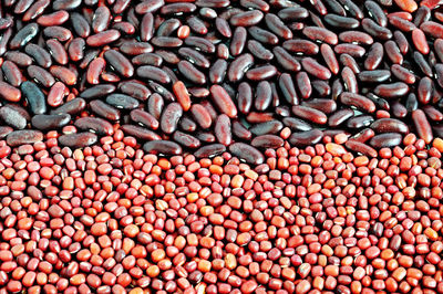 Full frame shot of beans for sale