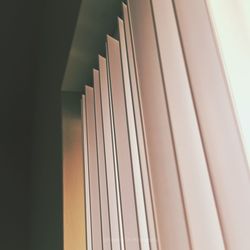 Low angle view of blinds