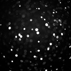 Defocused image of illuminated lights