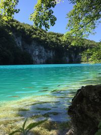 Scenic view of calm sea