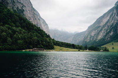 Scenic view of lake