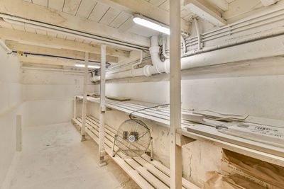 Interior of abandoned building