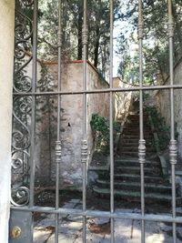 Window of abandoned building