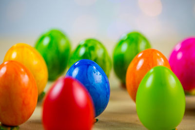 Close-up of colorful candies