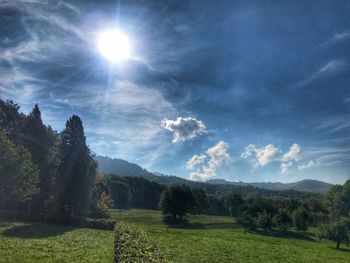 Scenic view of landscape against sky