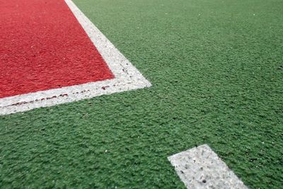 Close-up of a ball on field