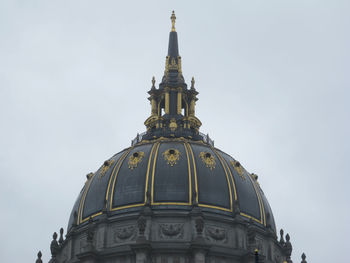 Low angle view of church against sky