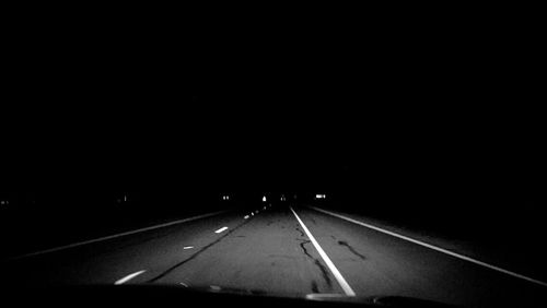 Road at night