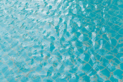 Full frame shot of swimming pool